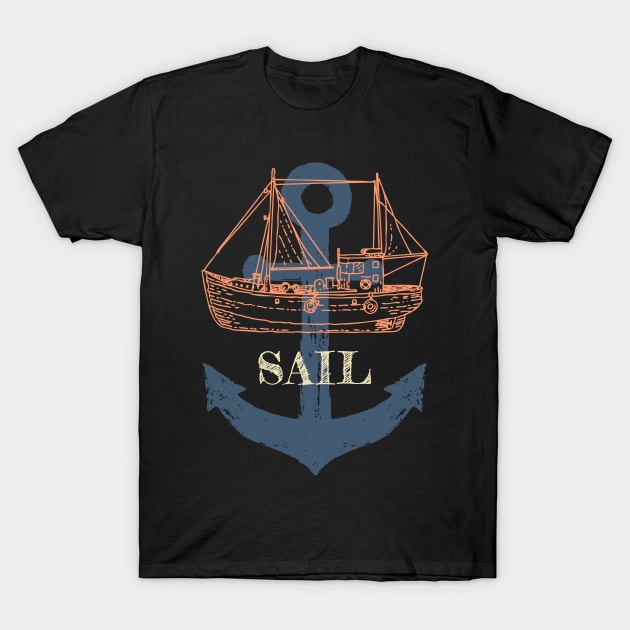 Sail T-Shirt by PallKris